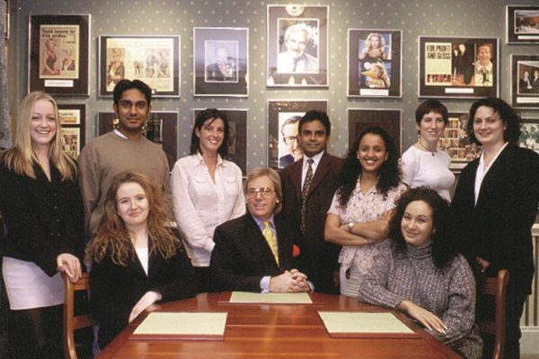 Celebrity Projects team at the Nottingham Place office