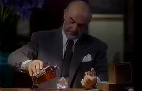 Sean Connery in whisky advertising campaign by Celebrity Projects